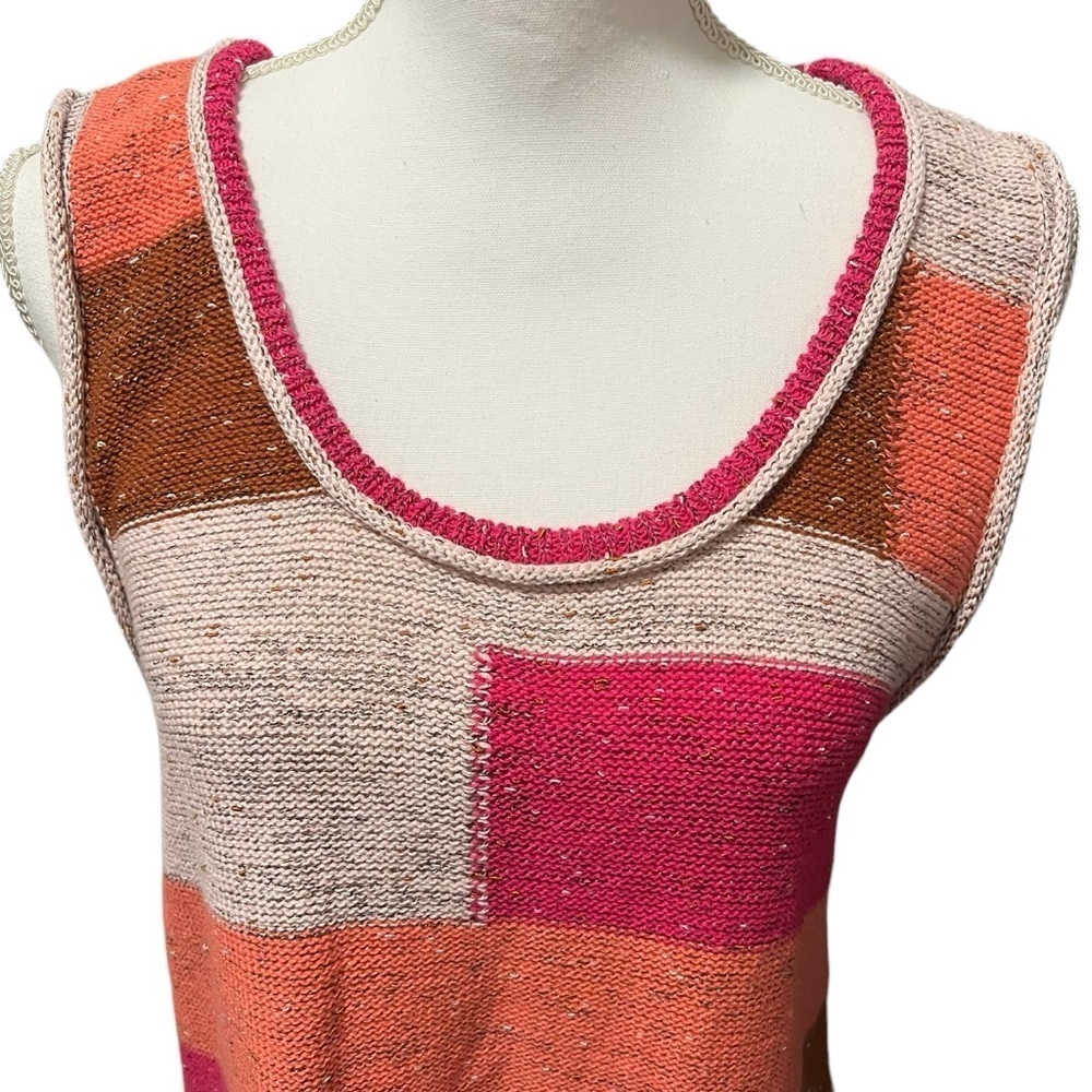 Fate Color Block/Patchwork‎ Knit Tank Size Large - Picture 6 of 14